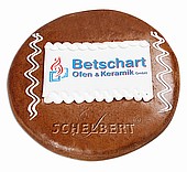 Lebkuchen gefllt mit Fotodruck Rund 22 cm